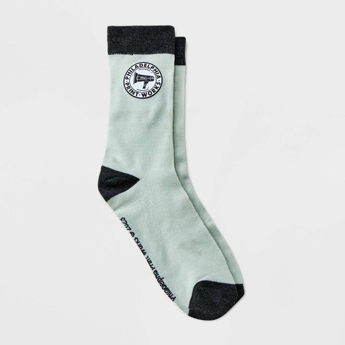 Women's Philadelphia Printworks Graphic Socks - White