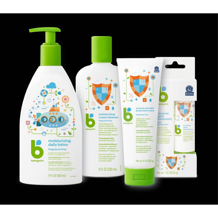 Babyganics Daily Lotion, Fragrance Free - 17 fl oz - Packaging May Vary