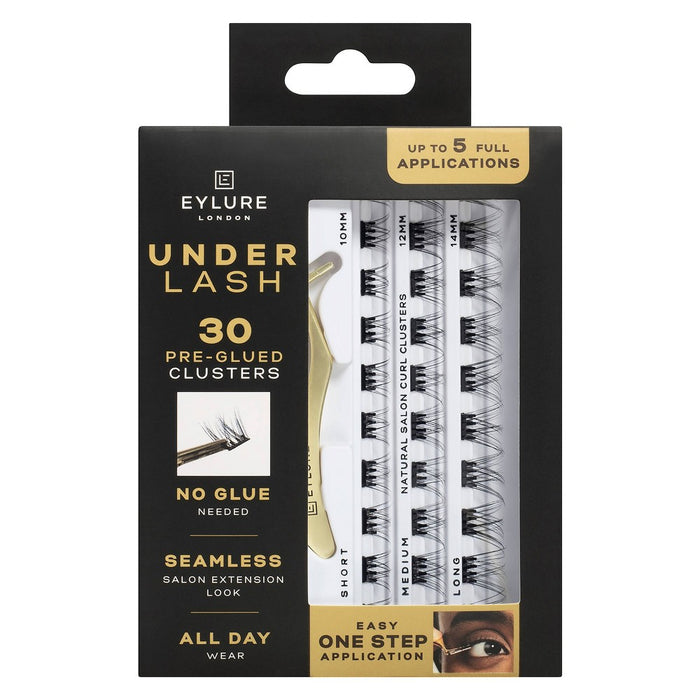 Eylure Underlash Pre-Glued Clusters False Eyelashes - 30ct
