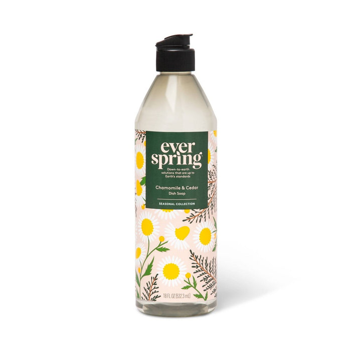 Chamomile & Cedar Dish Soap - 18 fl oz - Everspring