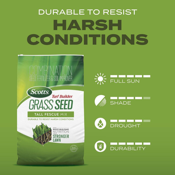 Scotts Turf Builder 2.4lbs Grass Seed Tall Fescue Mix