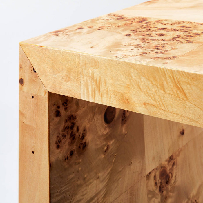 Ogden Burled Wood Console Table Brown (KD) - Threshold designed with Studio McGee (LOCAL PICKUP ONLY)