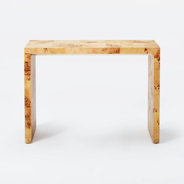 Ogden Burled Wood Console Table Brown (KD) - Threshold designed with Studio McGee (LOCAL PICKUP ONLY)