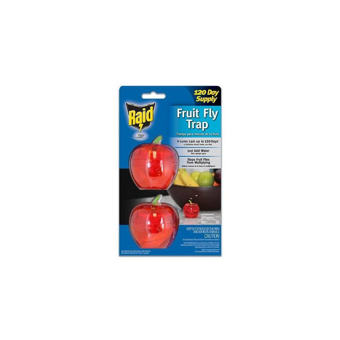 Raid Fruit Fly Trap Apple - 2pk