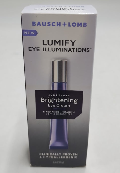 LOT OF 2 Lumify Eye Illuminations Hydra-Gel Eye Cream - 0.5 fl oz
