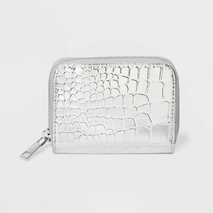 Small Zip Wallet - A New Day Silver
