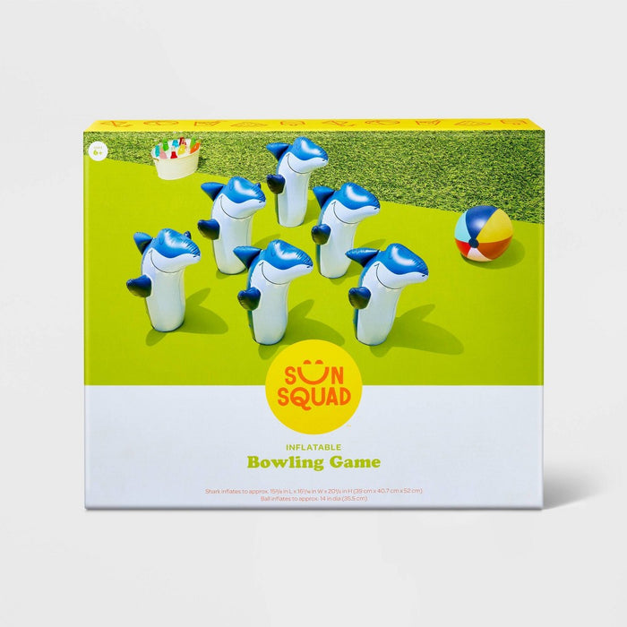 Kids' Shark Bowling Game 7pc - Sun Squad