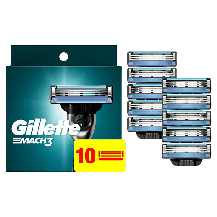 Gillette Mach3 Men's Razor Blade Refills - 10ct