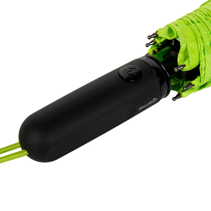 ShedRain JUMBO Auto Open Auto Close Compact Umbrella - Lime Green