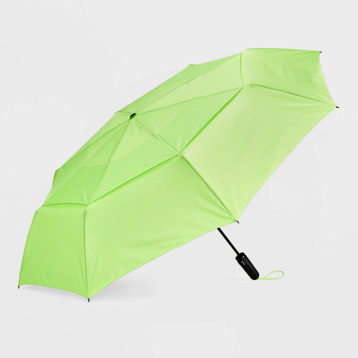 ShedRain JUMBO Auto Open Auto Close Compact Umbrella - Lime Green