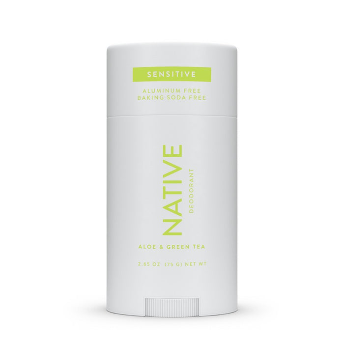 Native Sensitive Deodorant - Aloe & Green Tea - No Baking Soda - 2.65 oz