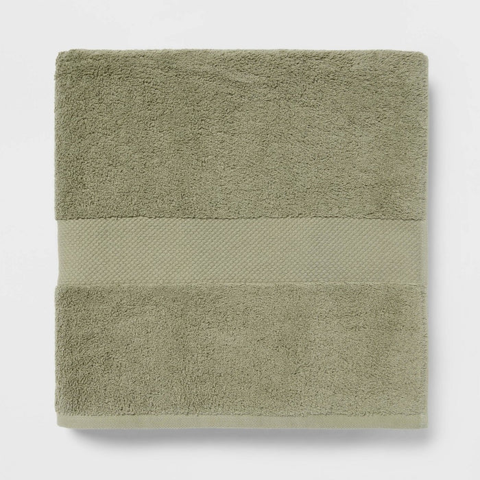 Performance Plus Oversized Bath Towel Light Green - Threshold