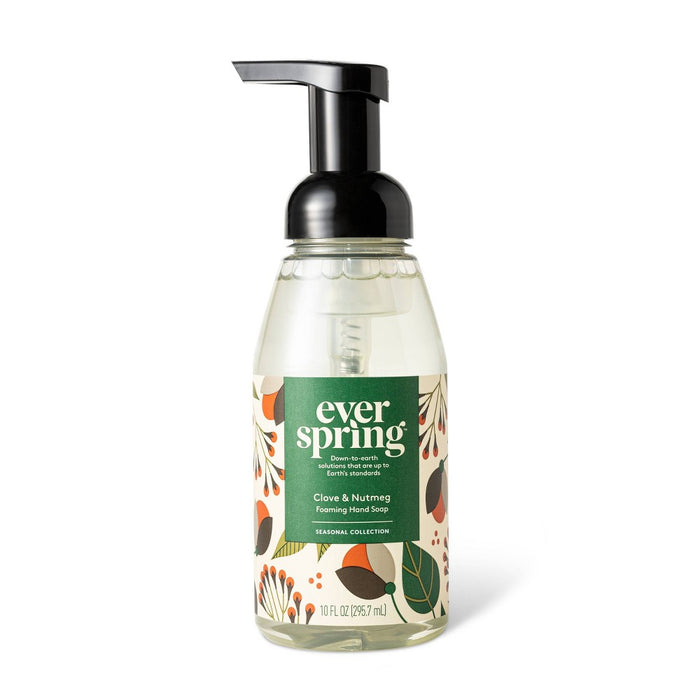 Clove & Nutmeg Foaming Hand Soap - 10 fl oz - Everspring
