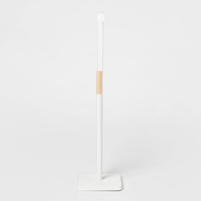 Freestanding Toilet Paper Holder Matte White - Brightroom