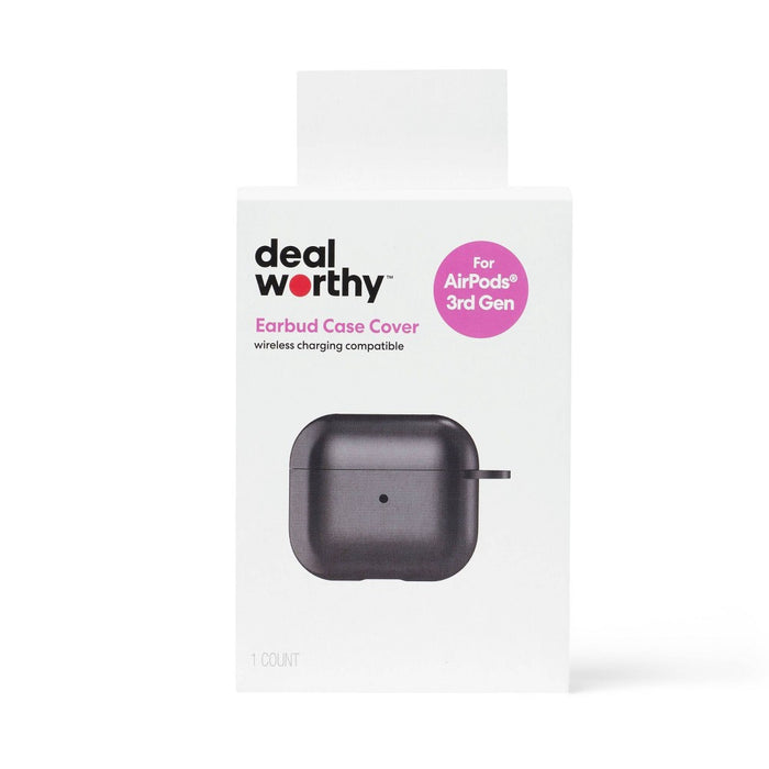 Apple AirPods (3rd Generation) 3 Case - dealworthy Black