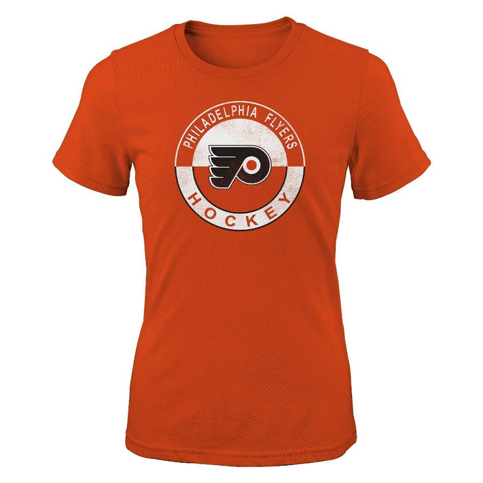 NHL Philadelphia Flyers Girls' Crew Neck T-Shirt - L