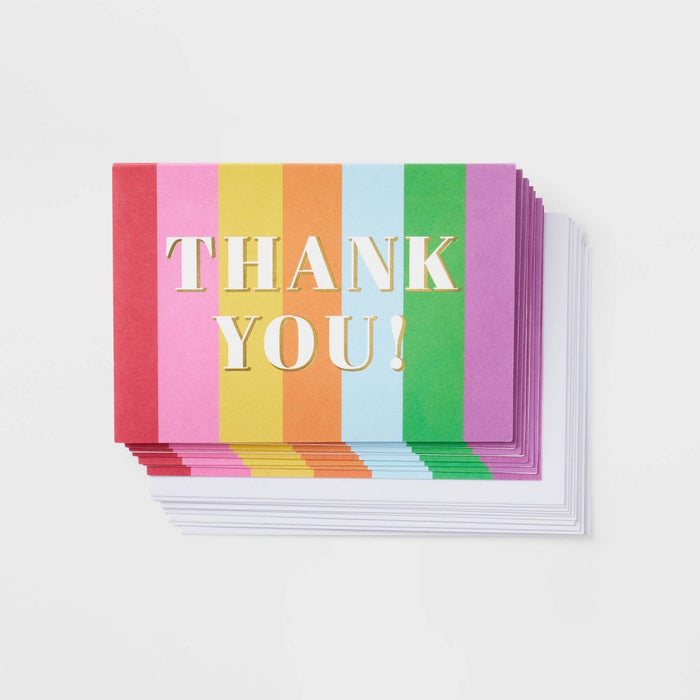 10ct 'Thank you!' Gift Packaging Sets - Spritz