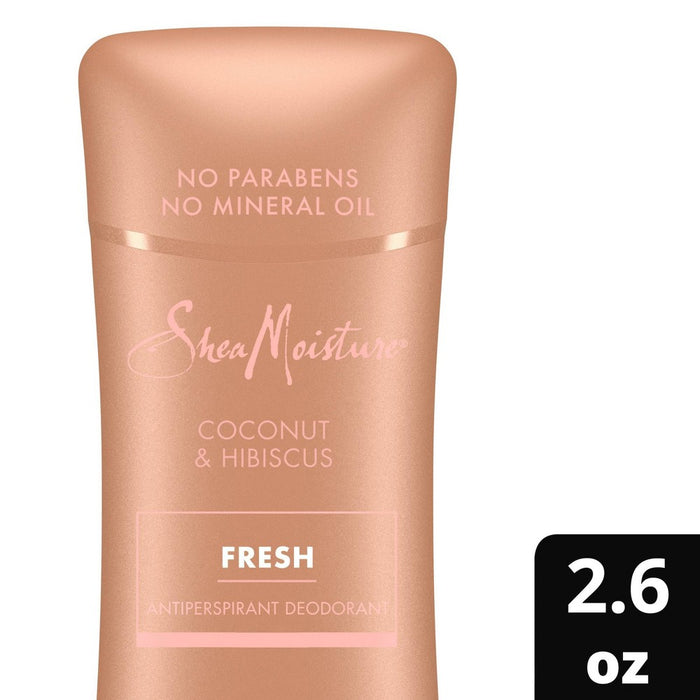 SheaMoisture Fresh & Clean Antiperspirant Deodorant Stick with Coconut & Hibiscus - 2.6oz