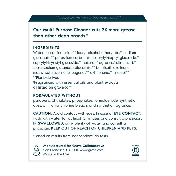 Grove Co. Multi-Purpose Cleaner Concentrates - 2ct