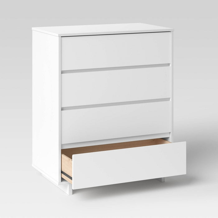 Modern 4 Drawer Dresser White - Room Essentials (LOCAL PICKUP ONLY)