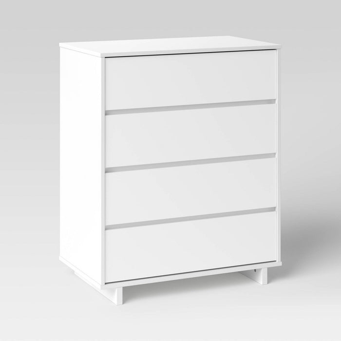 Modern 4 Drawer Dresser White - Room Essentials (LOCAL PICKUP ONLY)