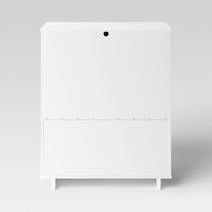 Modern 4 Drawer Dresser White - Room Essentials (LOCAL PICKUP ONLY)