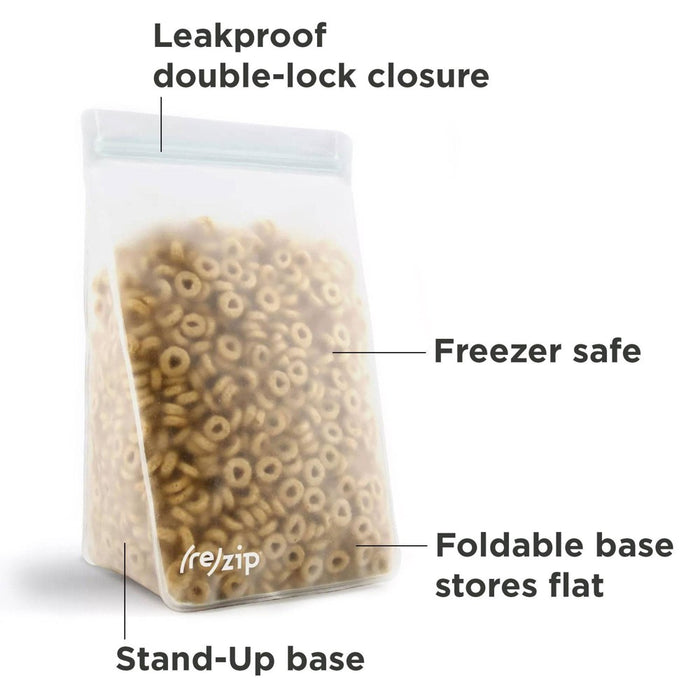 (re)zip Stand Up Tall Leakproof Storage Bag Set - 6 Cup + 8 Cup