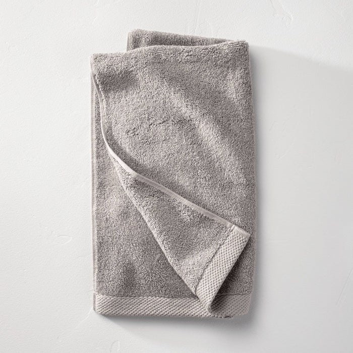 Organic Hand Towel Gray - Casaluna