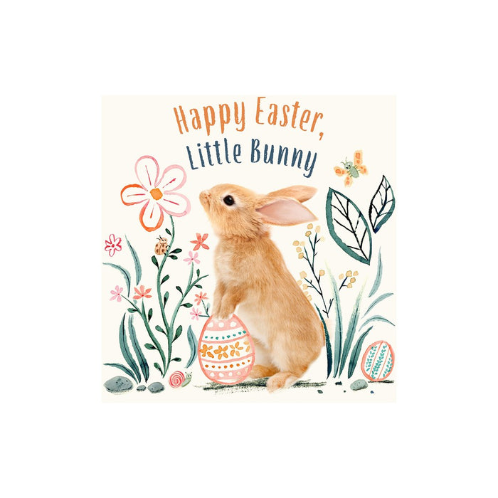 Happy Easter, Little Bunny - (Baby Animal Tales) by Amanda Wood (Board Book)