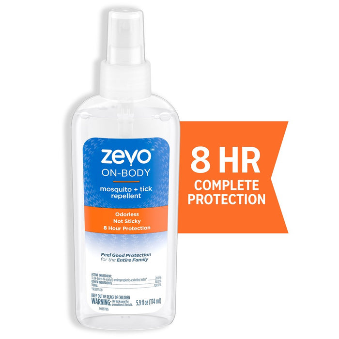 Zevo On Body Pump Spray Personal Repellents and Bug Sprays - 6oz