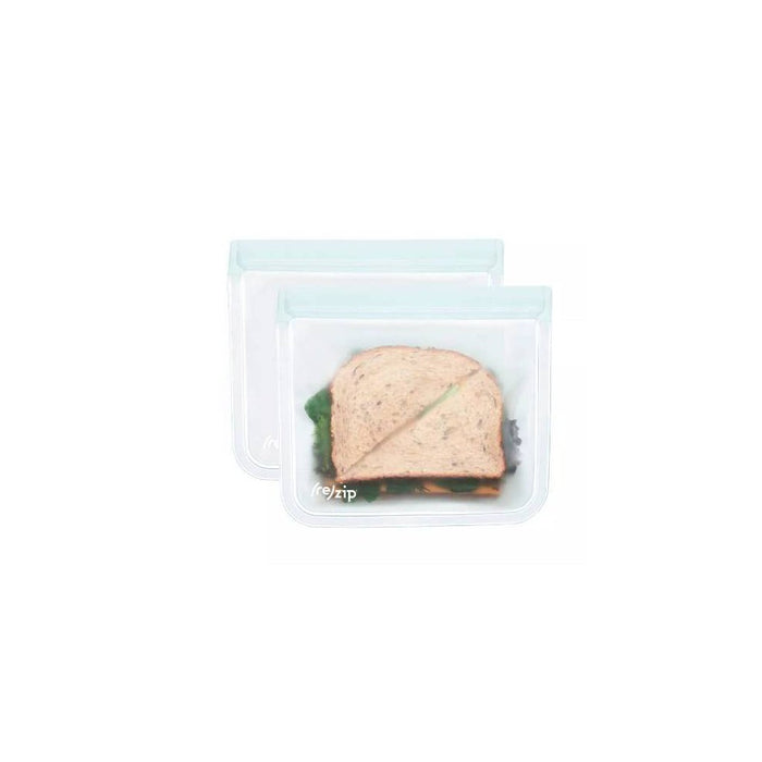 (re)zip Reusable Leak-proof Flat Sandwich Lunch Bag - 2pk (Colors May Vary)