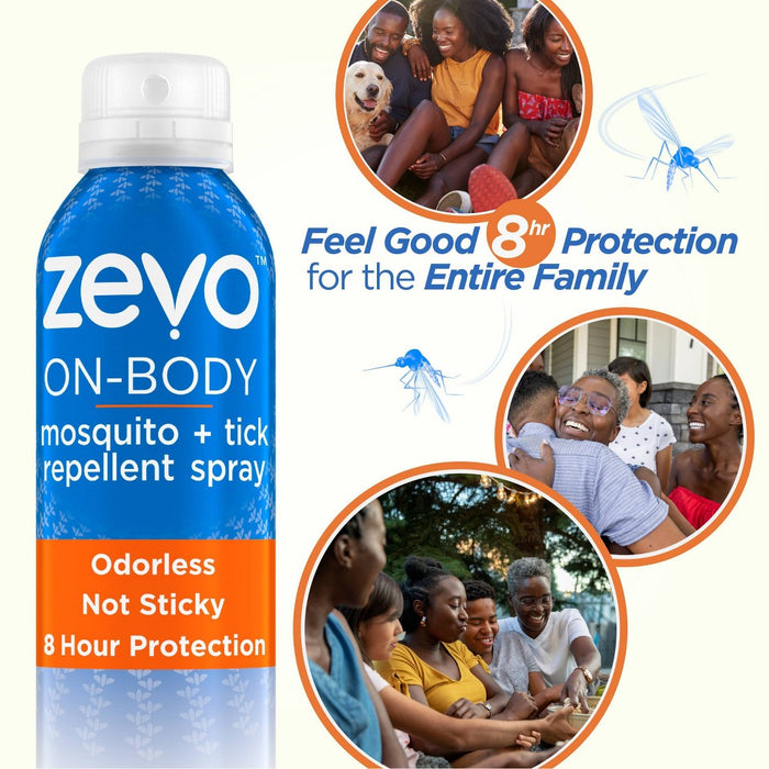 Zevo On Body Aerosol Personal Repellents and Bug Sprays - 6oz