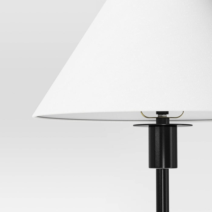 60"x15" Stick Floor Lamp with Tapered Shade Black - Threshold
