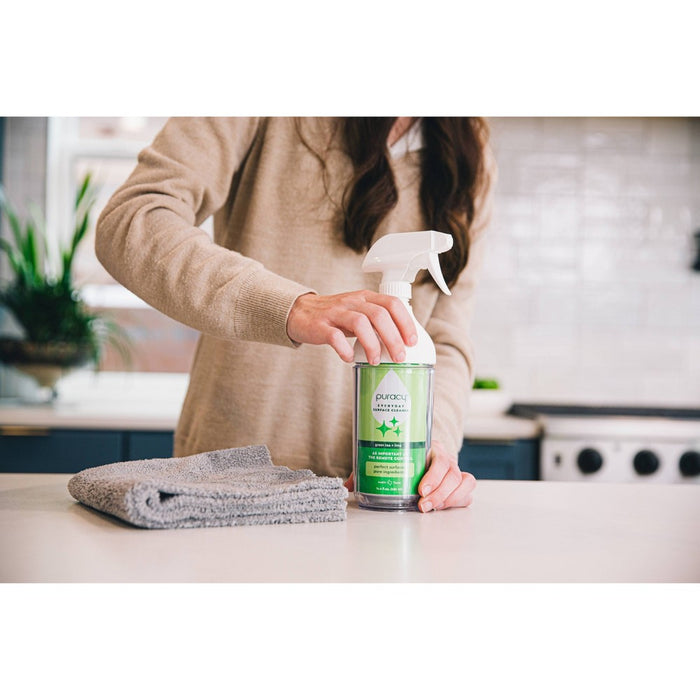 Puracy Green Tea & Lime Clean Surface Cleaner Refill Can - 14.4 fl oz