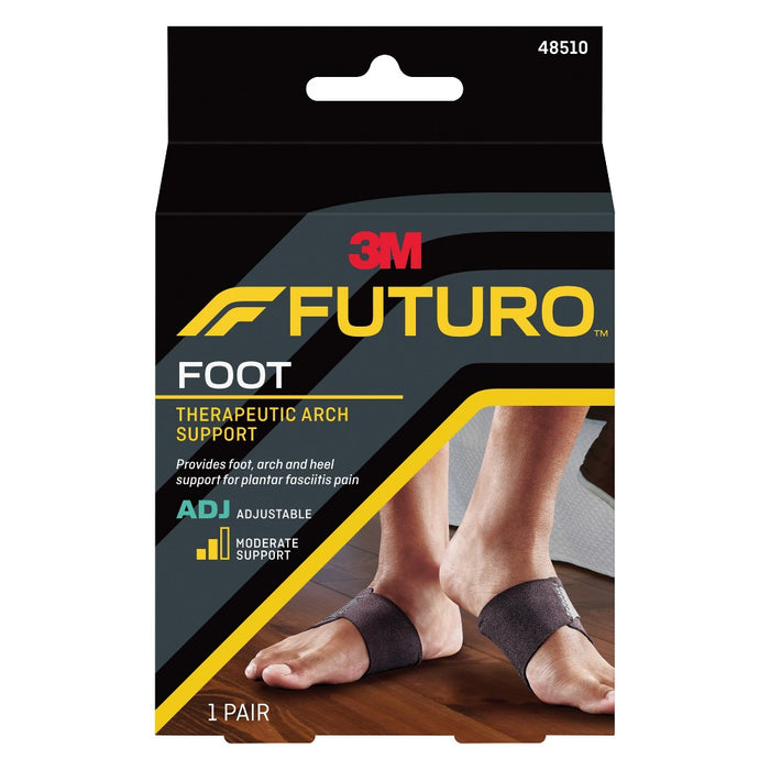 FUTURO Therapeutic Arch Support, Adjustable Plantar Fasciitis Foot Support - 2pk