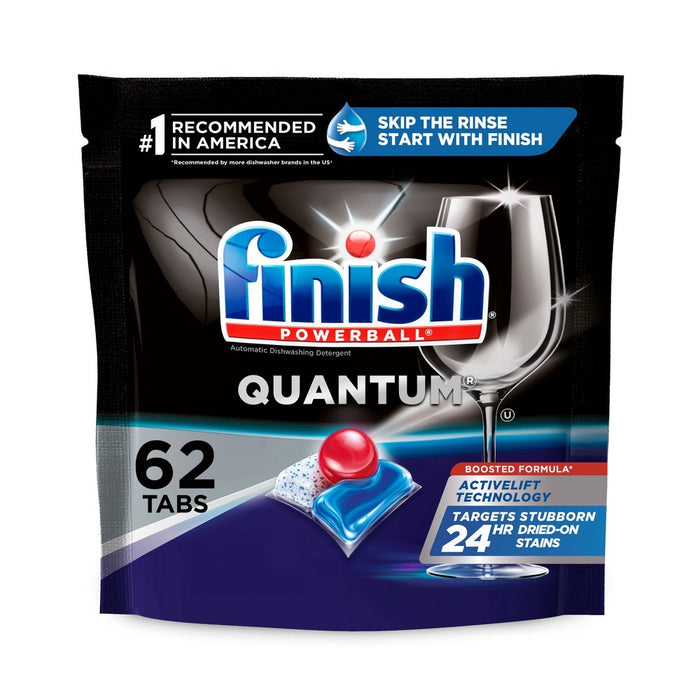 Finish Quantum Dishwasher Detergent Tablets - 62ct