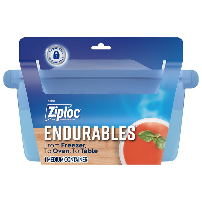 Ziploc Endurables Reusable Silicone Food Storage Container - Medium - 32 fl oz