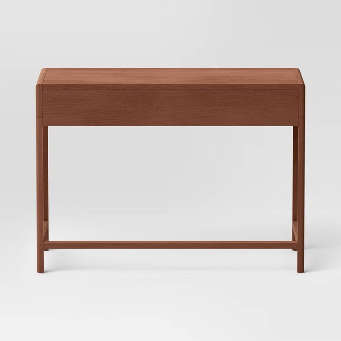 Minsmere Writing Desk with Drawers Brown - Threshold (LOCAL PICKUP ONLY)