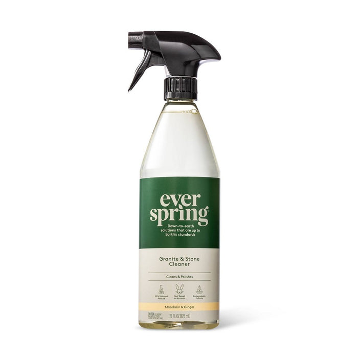 Mandarin & Ginger Granite & Stone Cleaner - 28 fl oz - Everspring