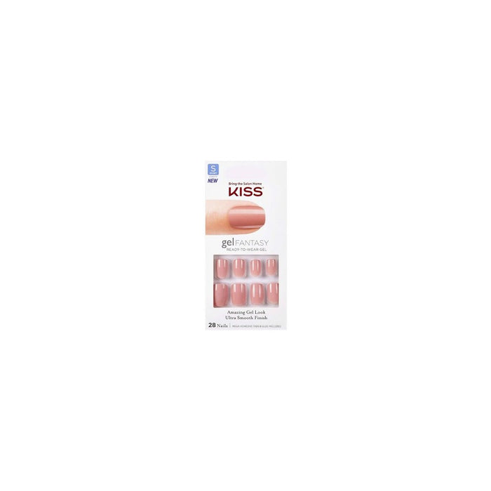 KISS Gel Fantasy Ready-To-Wear Fake Nails - Pink - 28ct