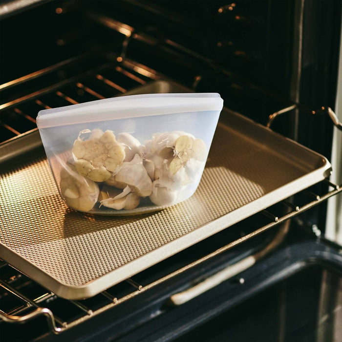 Stasher Reusable Food Storage Bowl - 4 Cup - Clear