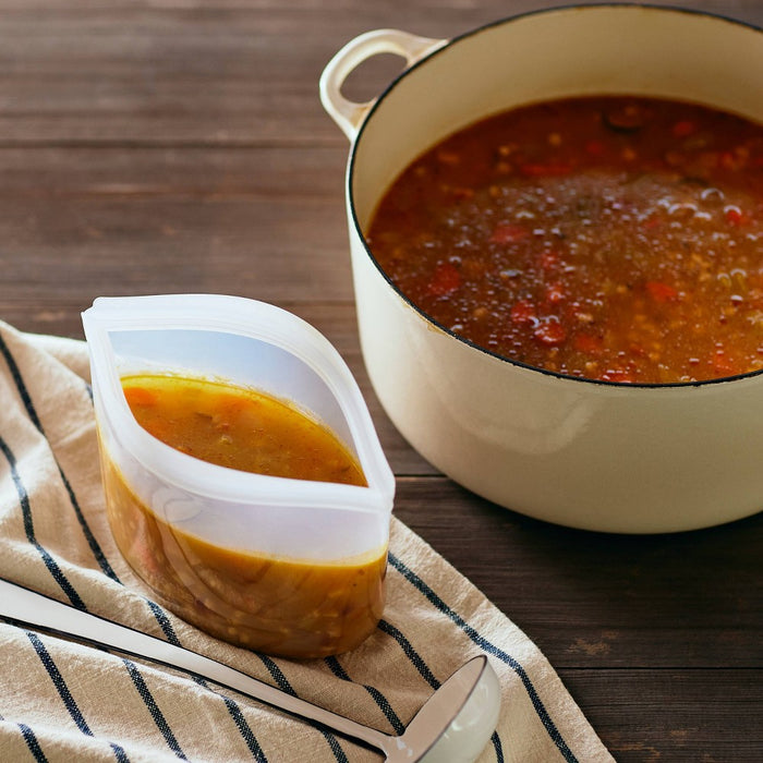 Stasher Reusable Food Storage Bowl - 4 Cup - Clear