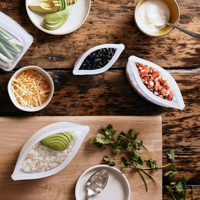 Stasher Reusable Food Storage Bowl - 4 Cup - Clear