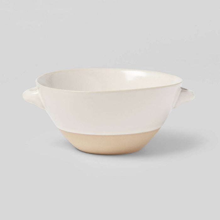25oz Stoneware Wethersfield Soup Bowl White - Threshold