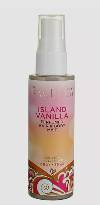 Pacifica Island Vanilla Perfumed Hair & Body Spray - 2 fl oz