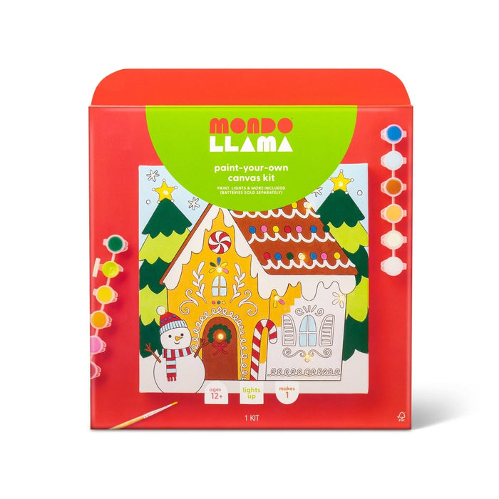 Paint-Your-Own Light Up Canvas Kit - Mondo Llama