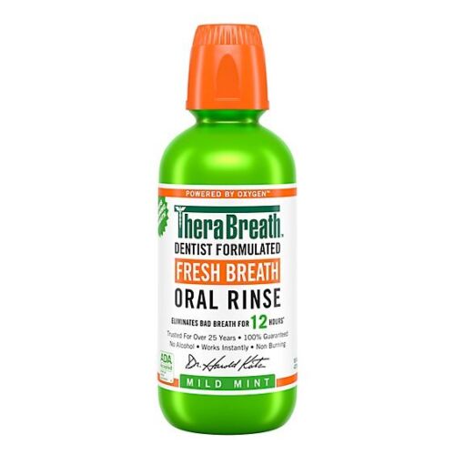TheraBreath Mouthwash - Mild Mint - 3oz