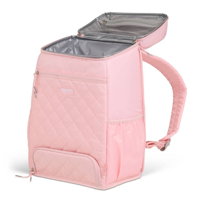Igloo MaxCold Duo Backpack 20 Cans Soft-Sided Cooler - Rose Quartz
