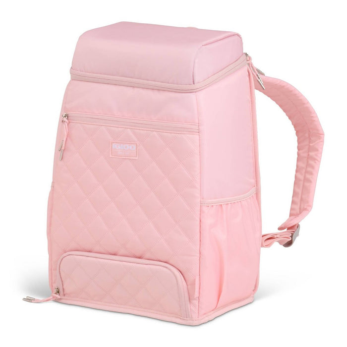 Igloo MaxCold Duo Backpack 20 Cans Soft-Sided Cooler - Rose Quartz