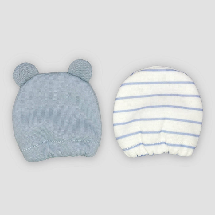 Carter's Just One You 2pk Baby Girls' Bear Mittens - Blue